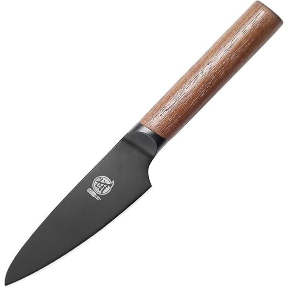 MITSUMOTO SAKARI Japanese Paring Knife with Walnut Handle