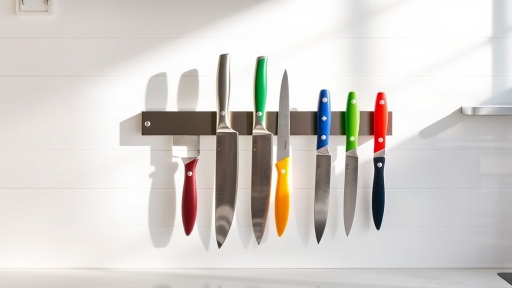 keep knives clean secure