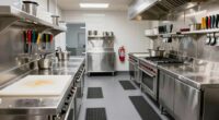 kitchen safety layout guidelines