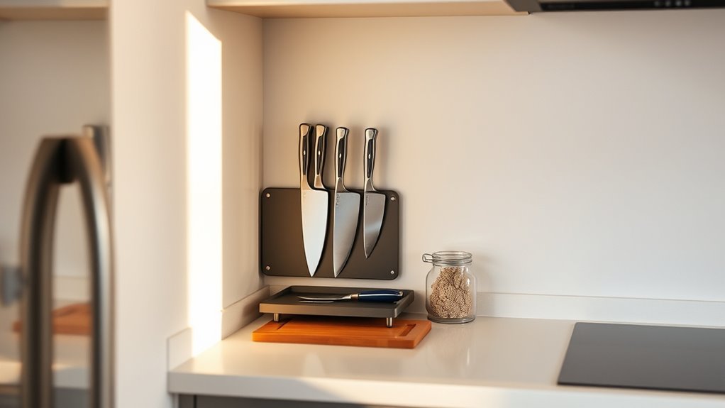 kitchen safety zone placement