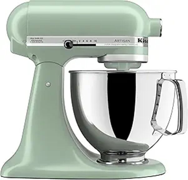 KitchenAid Artisan Series 5 Quart Tilt-Head Stand Mixer KSM150PS Cardamom