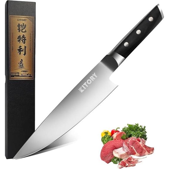 Kitory 8 Chef Knife Gyuto Full Tang Steel