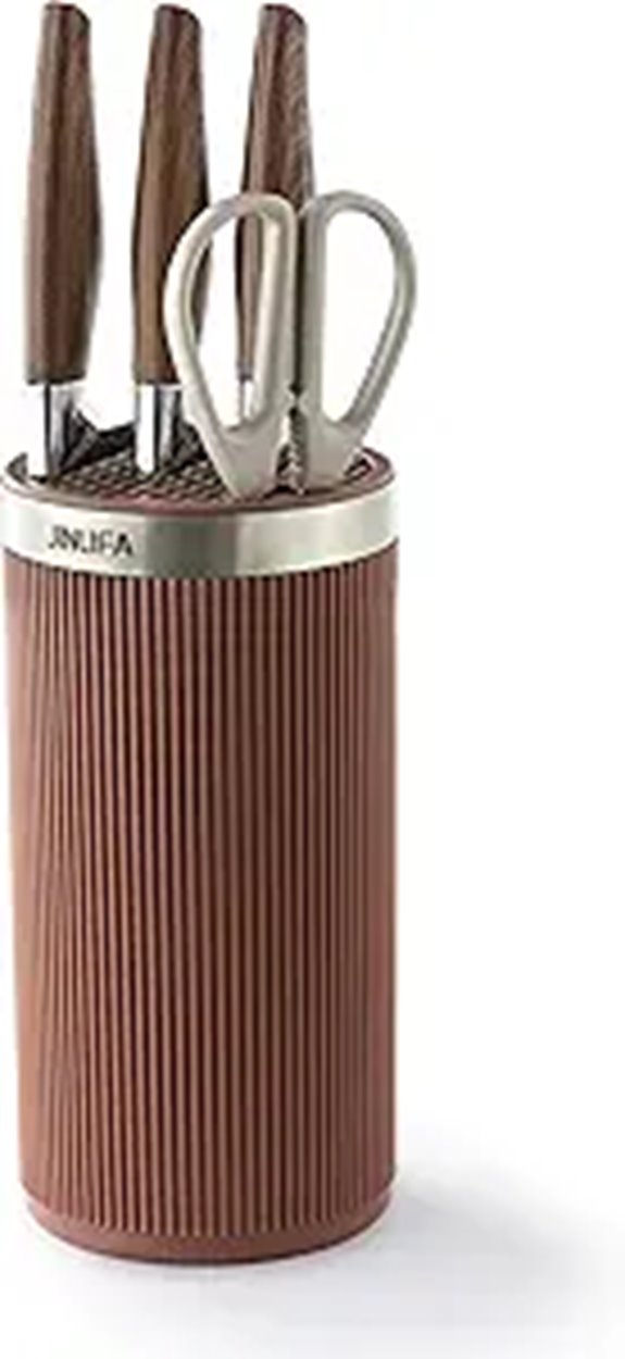 JINLIFA Knife Block Without Knives Kitchen Organizer