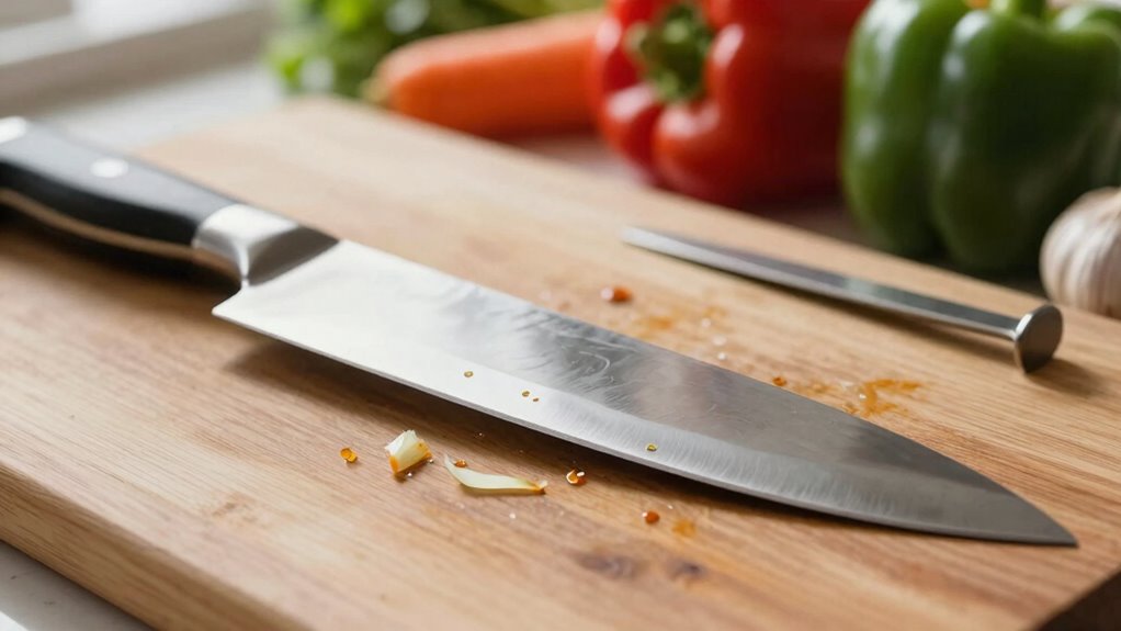 knife dulls during prep