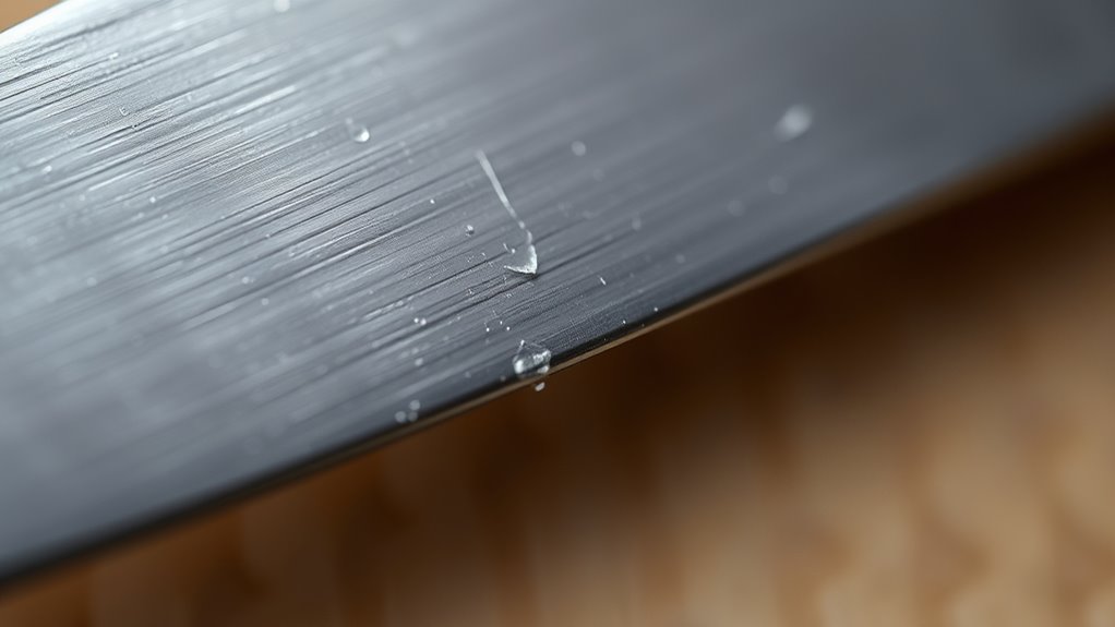 knife dulls from corrosion