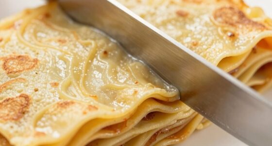 knife geometry affects food steering