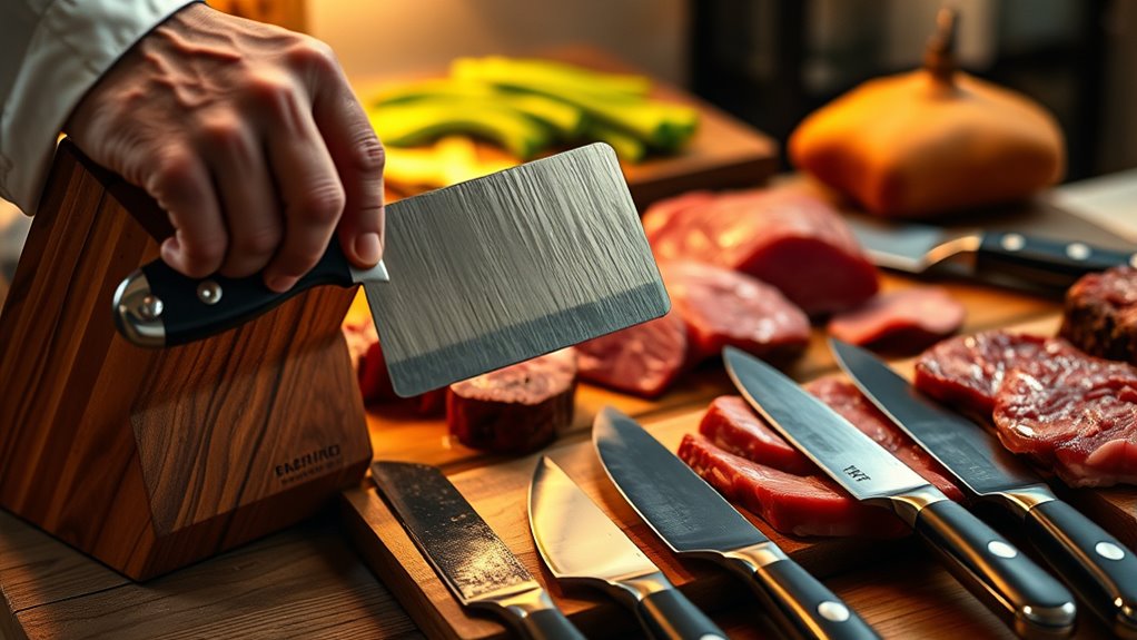 knife roles in meat prep