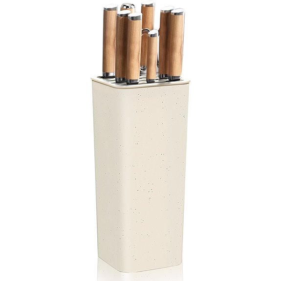 Newe Knife Block Holder No Knives Space-Saving Organizer