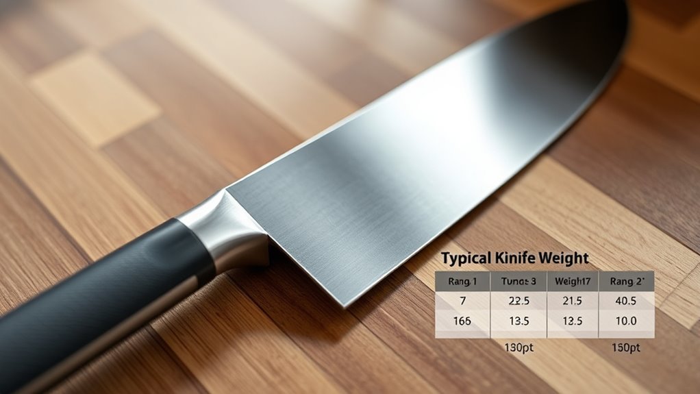 knife weight variations explained