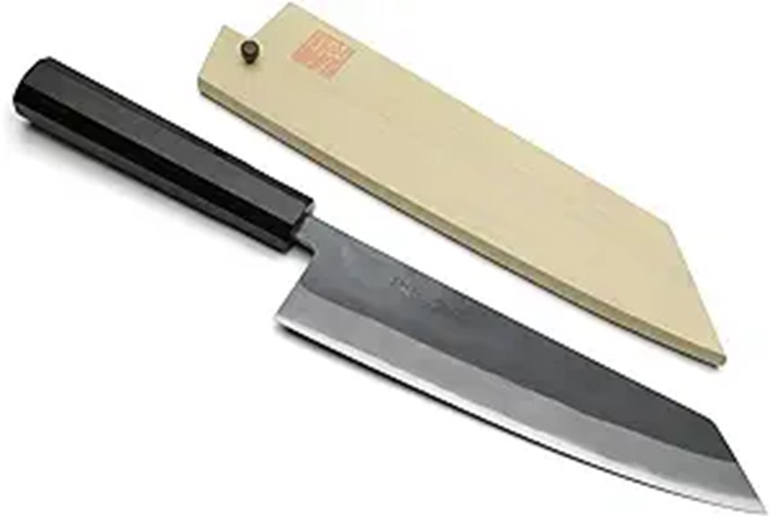 Yoshihiro Kurouchi Blue Steel Kiritsuke Knife (8.25)