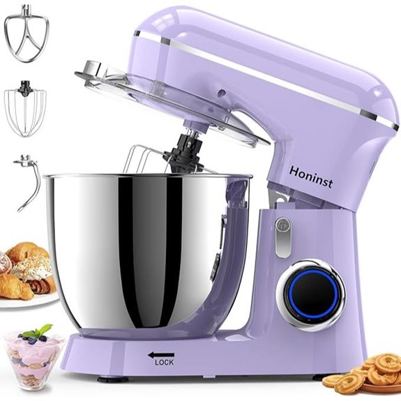 6.5QT 10-Speed Tilt-Head Stand Mixer with Attachments