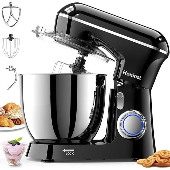 6.5QT 10-Speed Tilt-Head Stand Mixer with Accessories