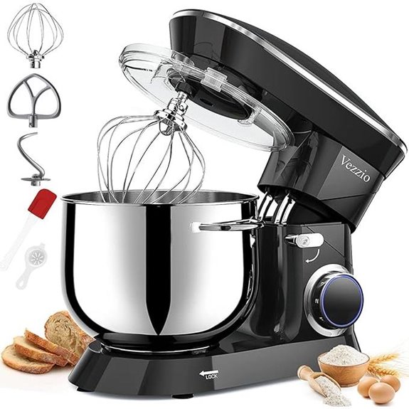 Vezzio 9.5 Qt Tilt-Head Stand Mixer