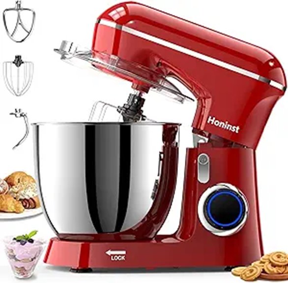 6.5QT 10-Speed Tilt-Head Stand Mixer with Accessories