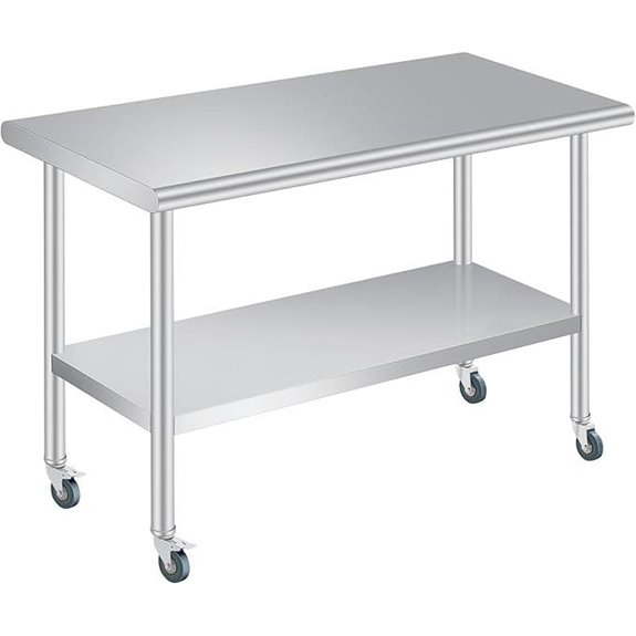 GAOMON 24x60 Inch Stainless Steel Prep Table