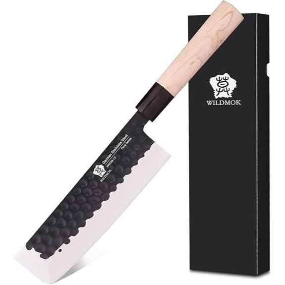 WILDMOK Left-Handed 7-Inch Nakiri Knife