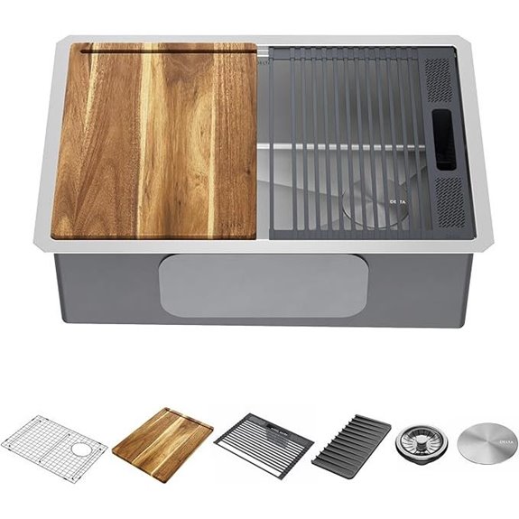 Lorelai Undermount Kitchen Sink with Accessories