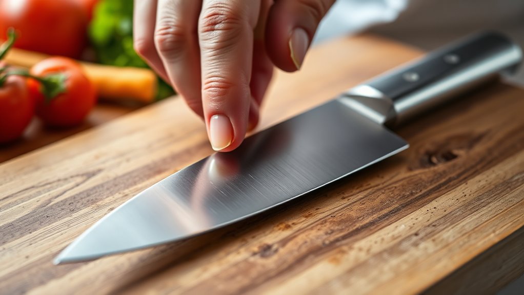 maintain consistent sharpening angles