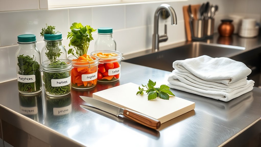 maintain hygiene during prep