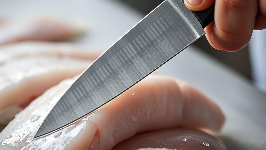 maintain sharp flexible blade