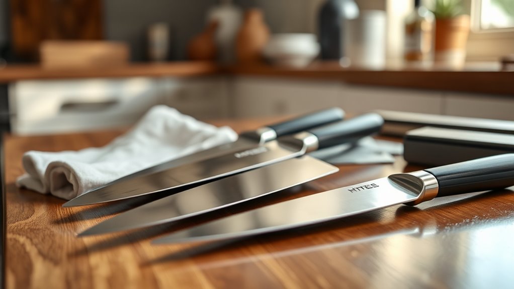 maintain sharpen store properly