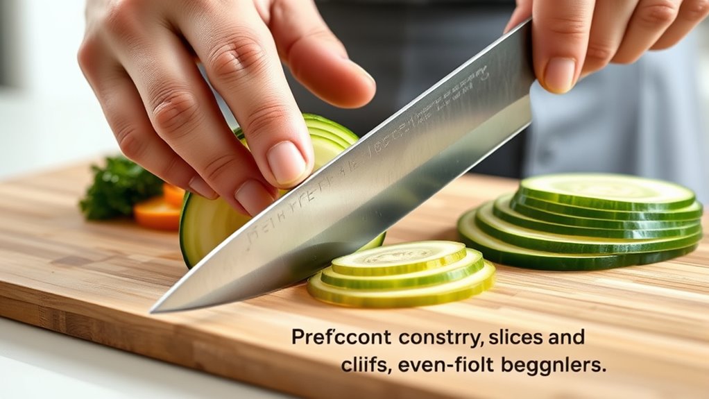 maintain steady even slices