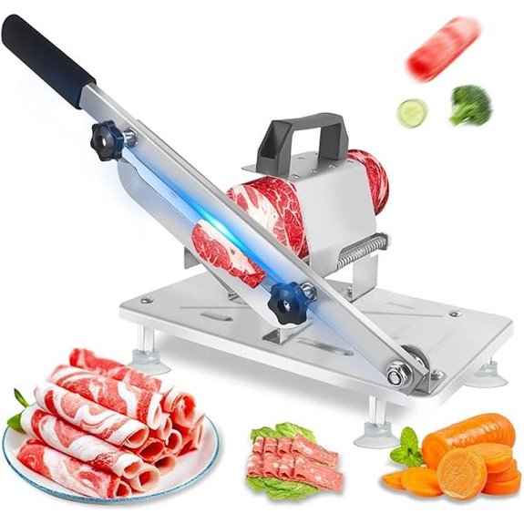 Manual Stainless Steel Meat Slicer for Home Cooking