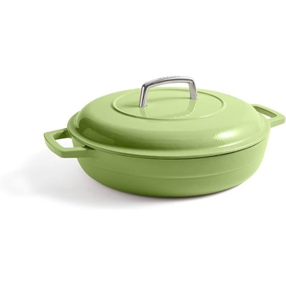 Martha Stewart 3.5QT Enameled Cast Iron Braiser
