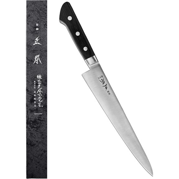 Masamoto Japanese Slicing Knife 10.6 with Pakkawood Handle