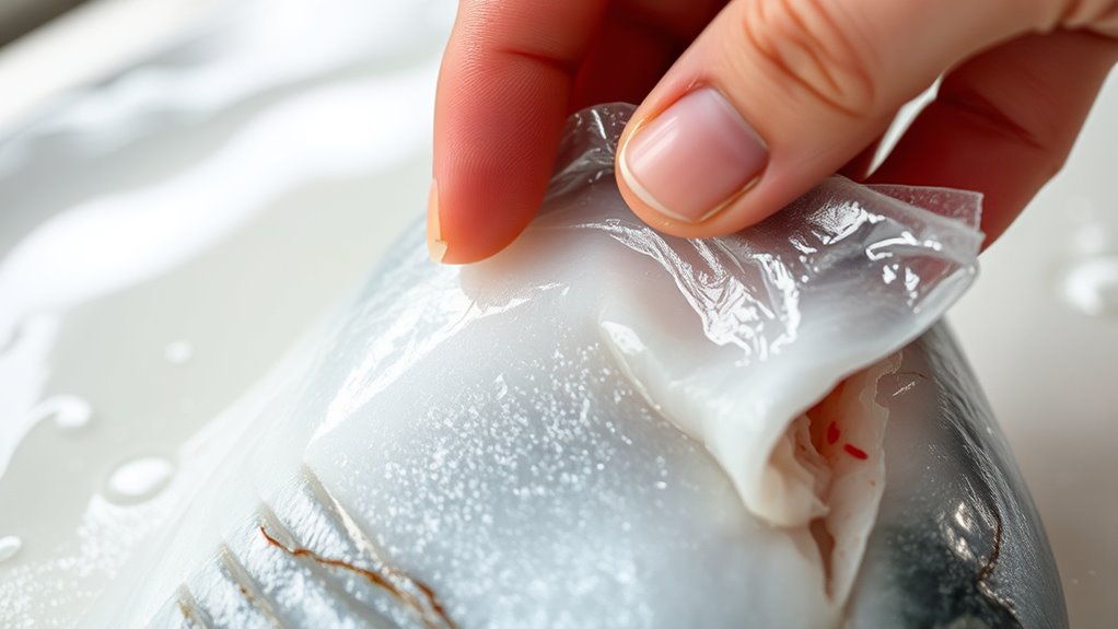 master gentle fish skin removal