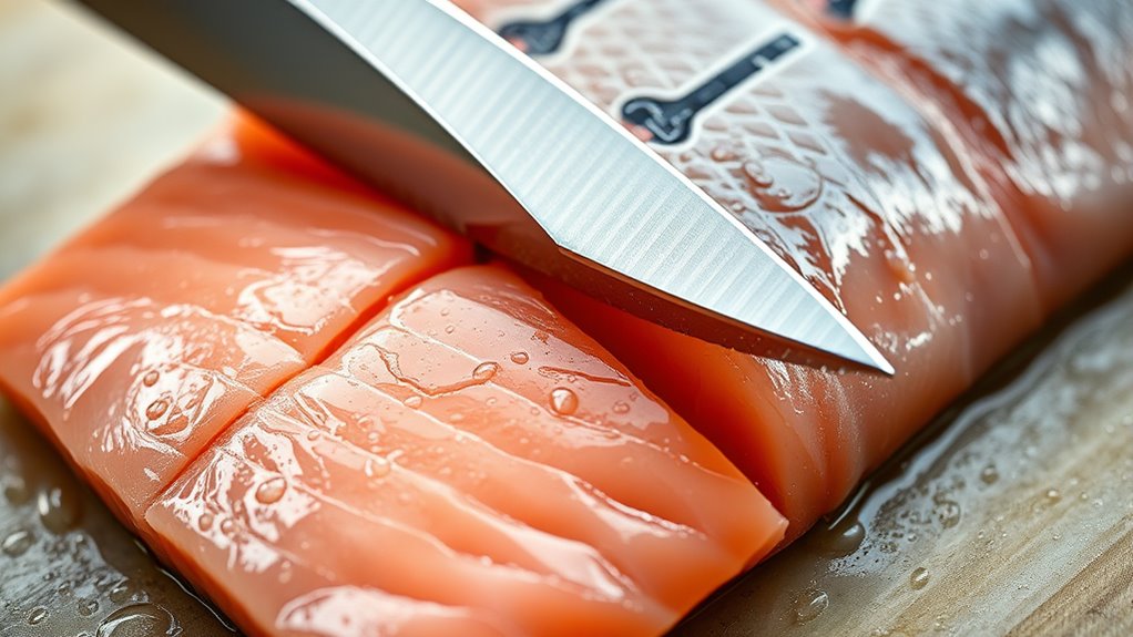 match fish size knives