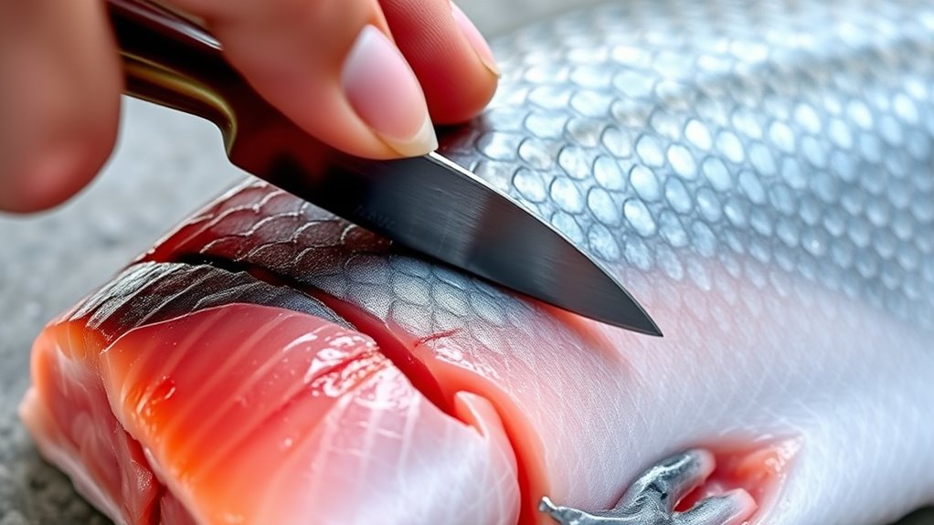 match knife to fish