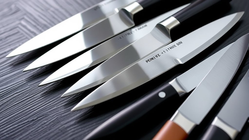 material sharpness comfort durability