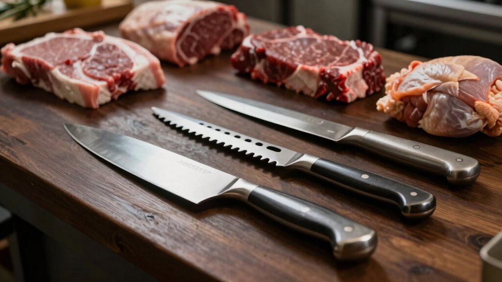meat prep knife selection