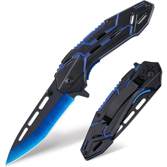 Cool Pocket Knife for Men with 3.4” Blade