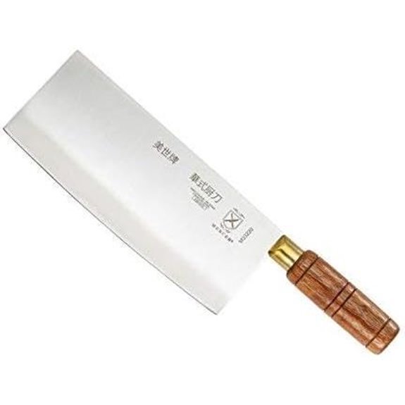 Mercer Culinary Chinese Chef's Knife 8 Wooden Handle