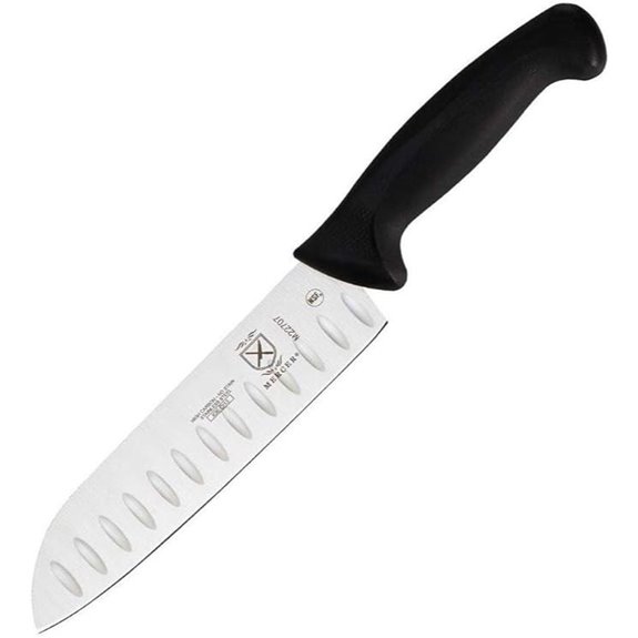 Mercer Culinary 7-Inch Granton Edge Santoku Knife