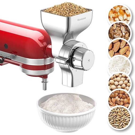 All Metal Grain Mill Attachment for Kitchenaid