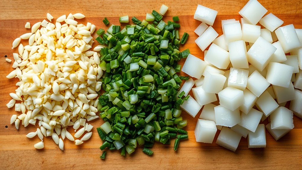 mincing for flavor distribution