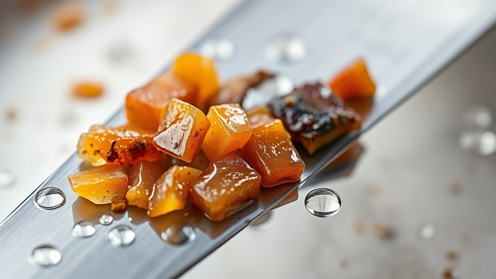 moisture affects food sticking