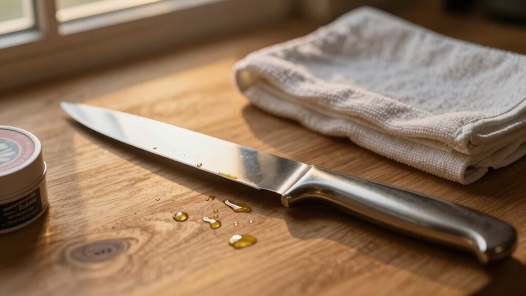 nightly knife maintenance routine