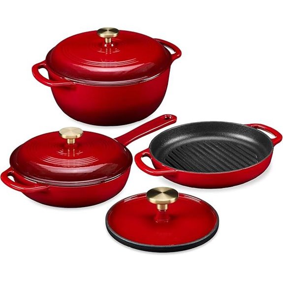 Best Choice Non-Stick Cookware Set with Cast Iron