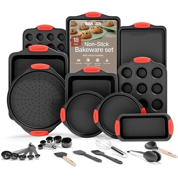 BAKKEN Nonstick Baking Pan Set with Handles
