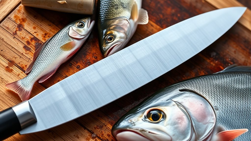 optimal fish fillet blade length