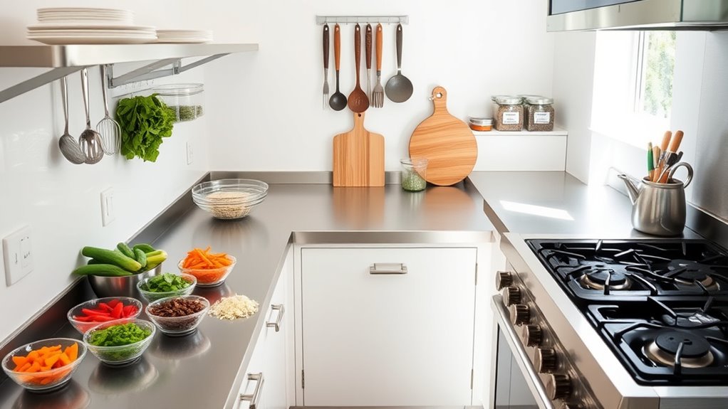 optimize kitchen work zones