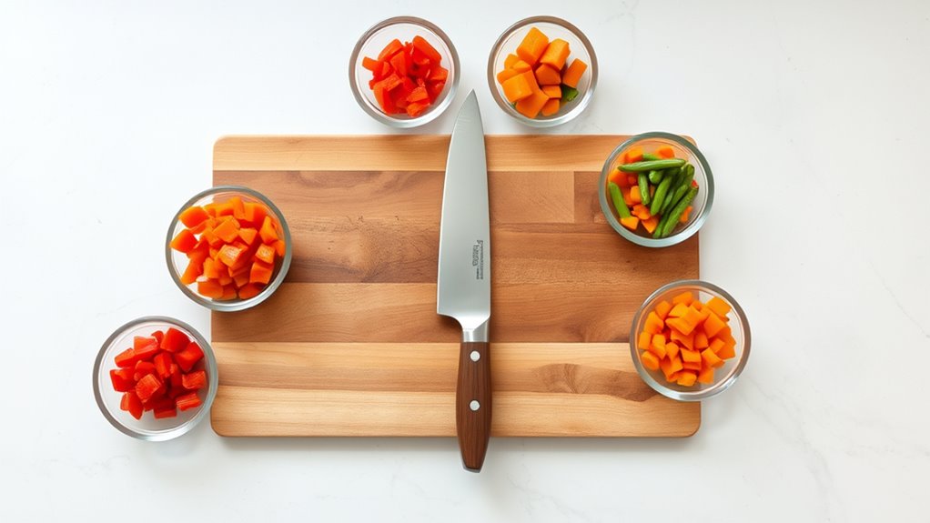 organize ingredients for efficiency