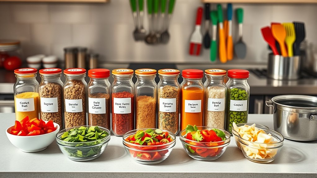 organize label streamline prep