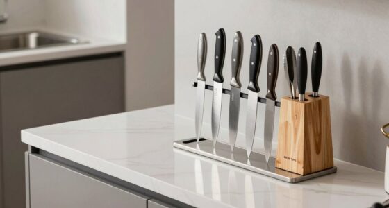 organized knife zone setup