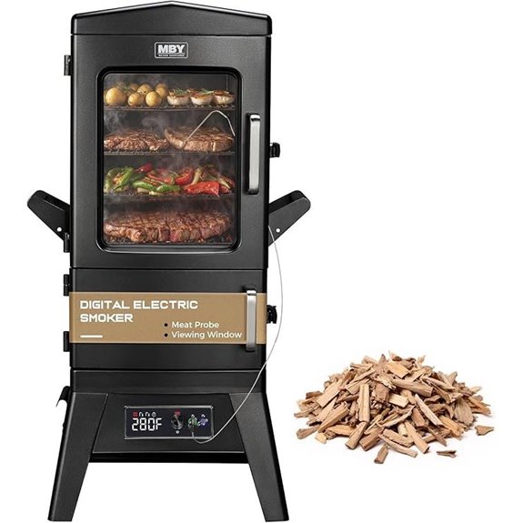 Maison Huis Electric Outdoor Smoker with Meat Probe