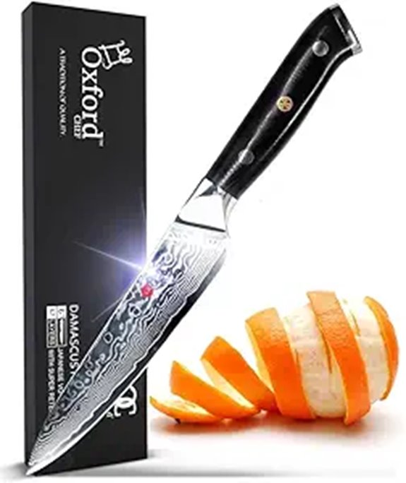 Oxford CHEF 6-Inch Damascus Utility Knife